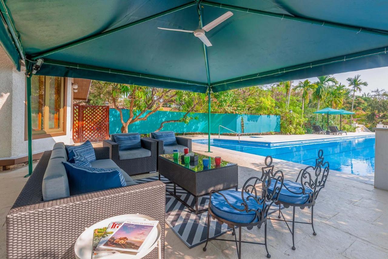 Stayvista'S Casa Palmera - Pet-Friendly Villa With Pool, Garden With Gazebo, And Indoor & Outdoor Games Alībāg Exteriör bild