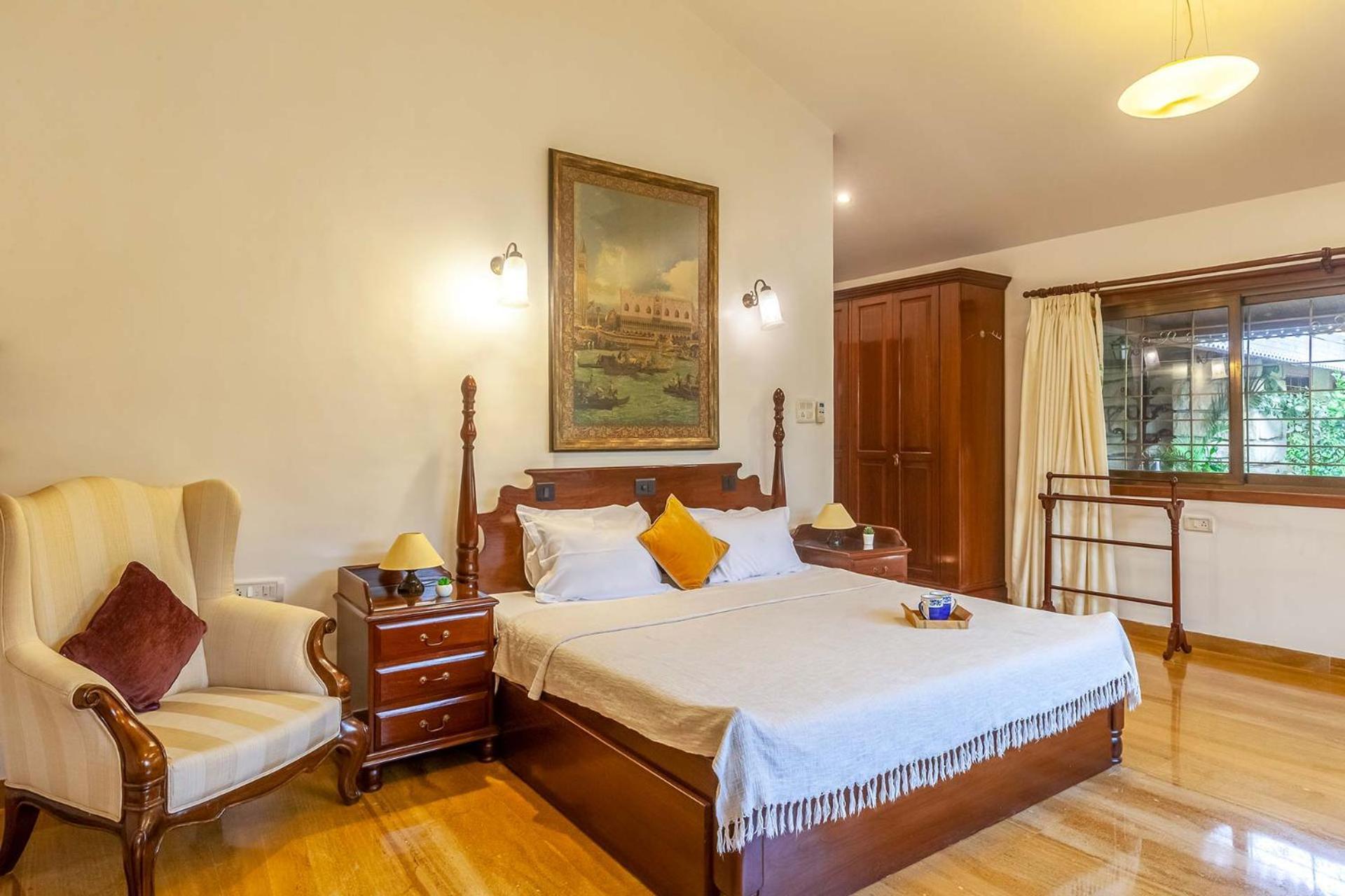 Stayvista'S Casa Palmera - Pet-Friendly Villa With Pool, Garden With Gazebo, And Indoor & Outdoor Games Alībāg Exteriör bild