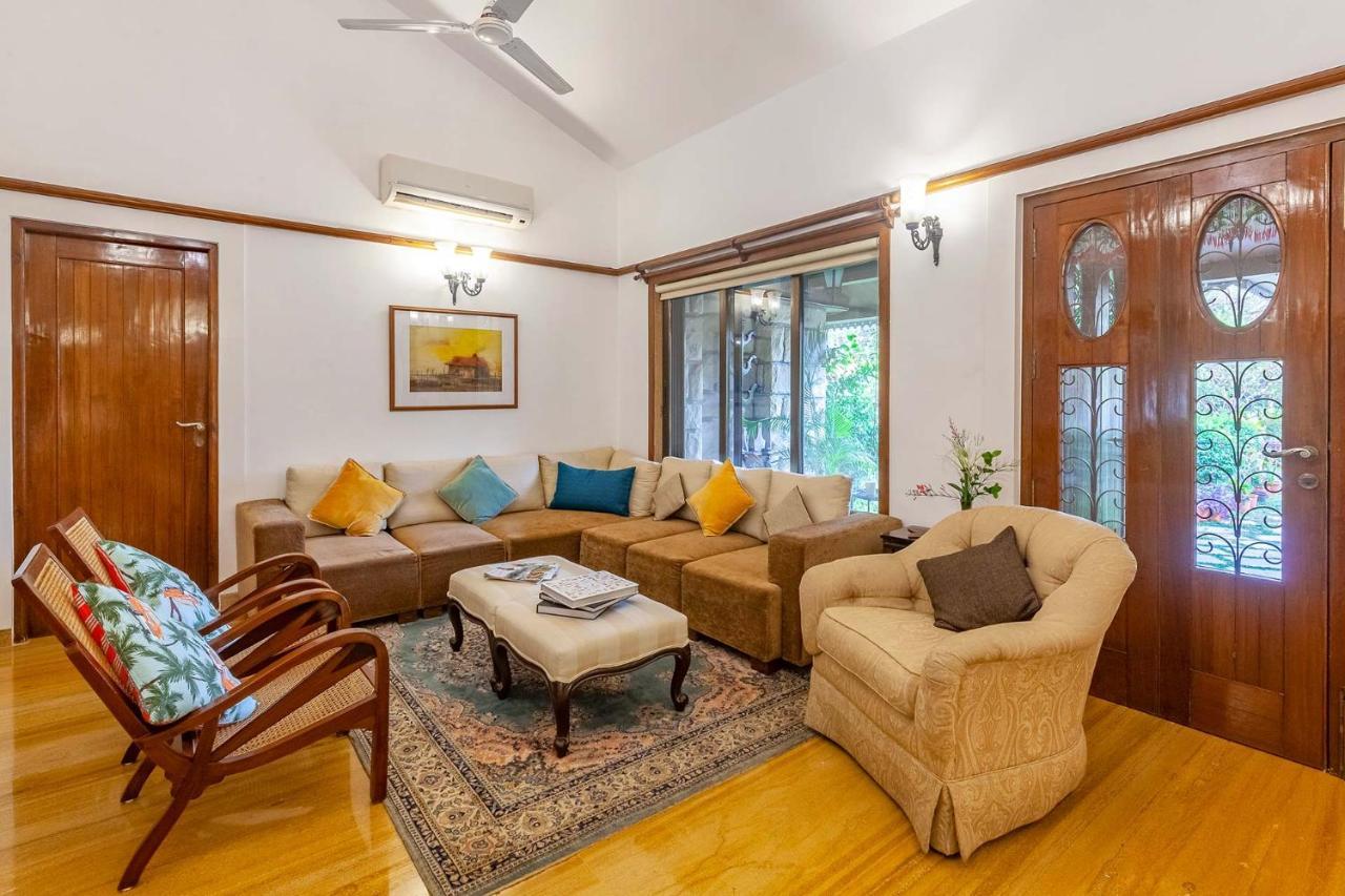 Stayvista'S Casa Palmera - Pet-Friendly Villa With Pool, Garden With Gazebo, And Indoor & Outdoor Games Alībāg Exteriör bild