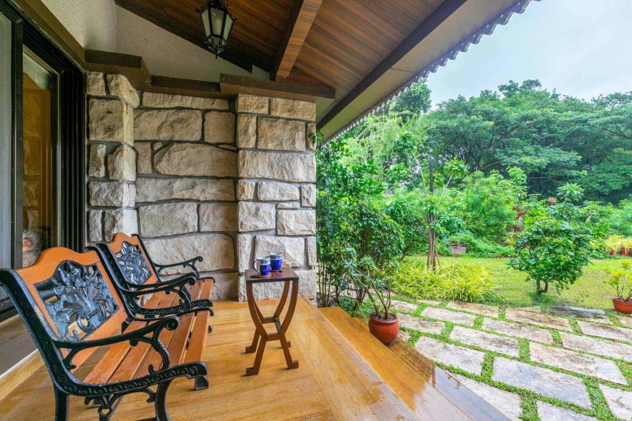 Stayvista'S Casa Palmera - Pet-Friendly Villa With Pool, Garden With Gazebo, And Indoor & Outdoor Games Alībāg Exteriör bild