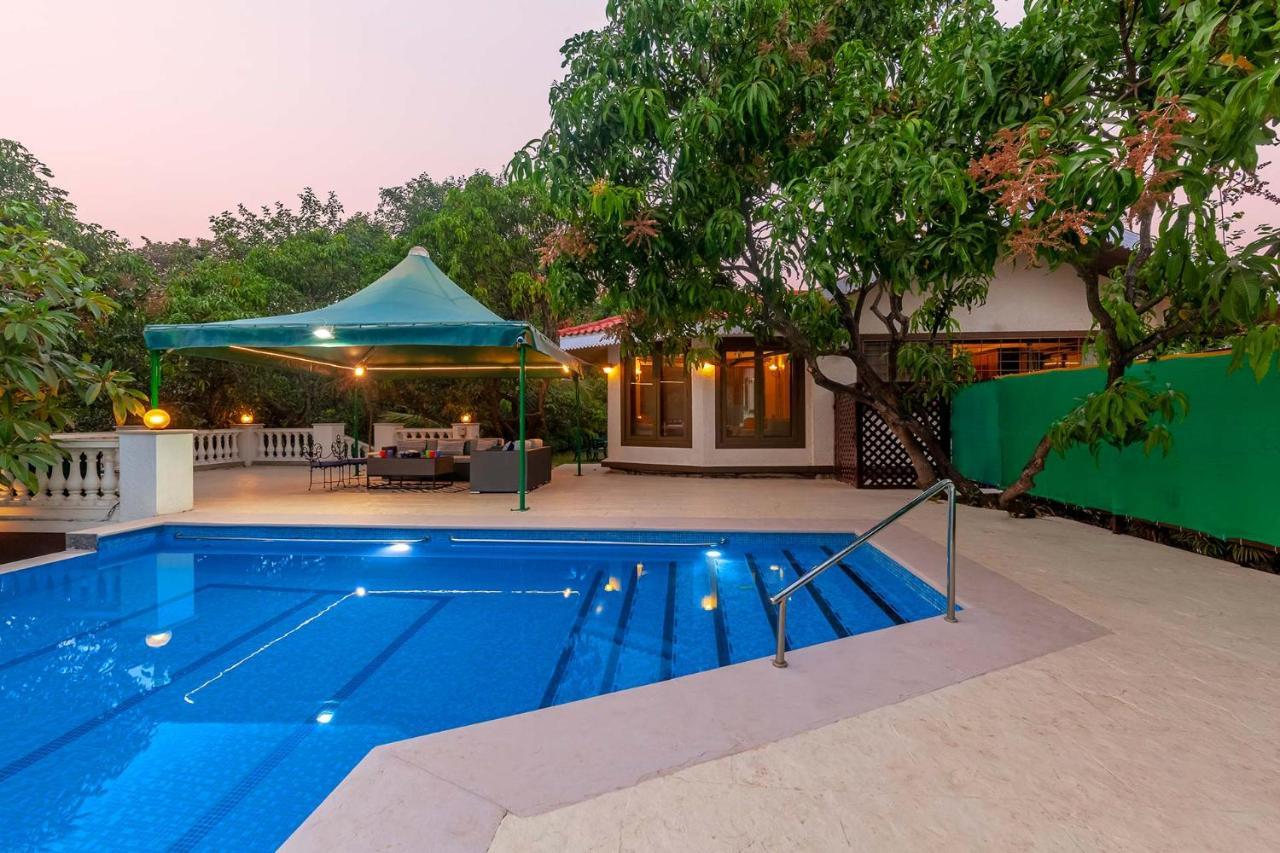 Stayvista'S Casa Palmera - Pet-Friendly Villa With Pool, Garden With Gazebo, And Indoor & Outdoor Games Alībāg Exteriör bild